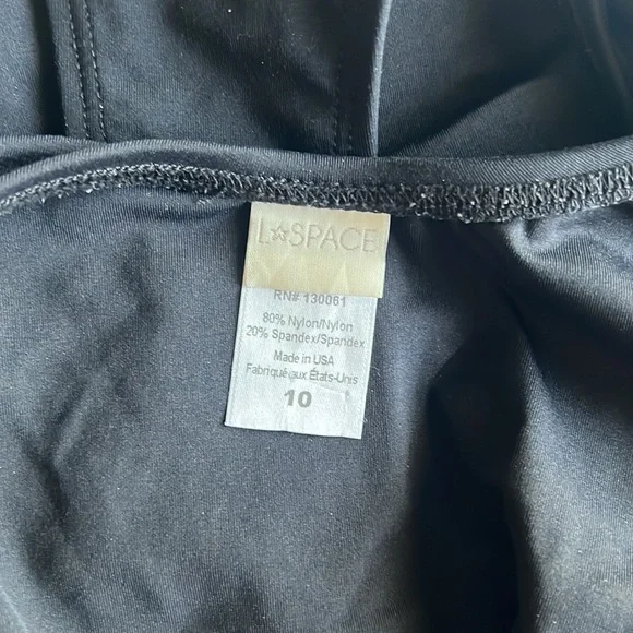 L*Space Black Fringe One Piece Swimsuit - Picture 10 of 10